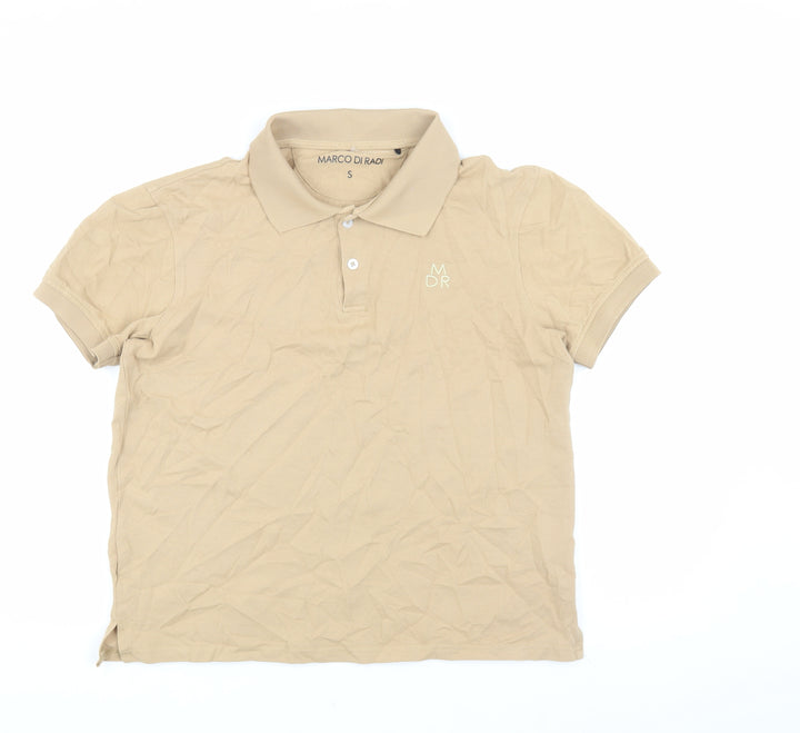 Marco Di Radi Women's Beige Polo Shirt S