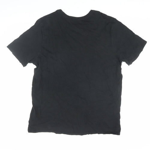 Nike Men’s Black XL Athletic Fit Crew Neck T-Shirt