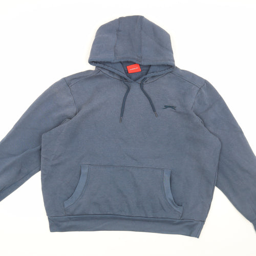 Slazenger Men's Blue Pullover Hoodie L