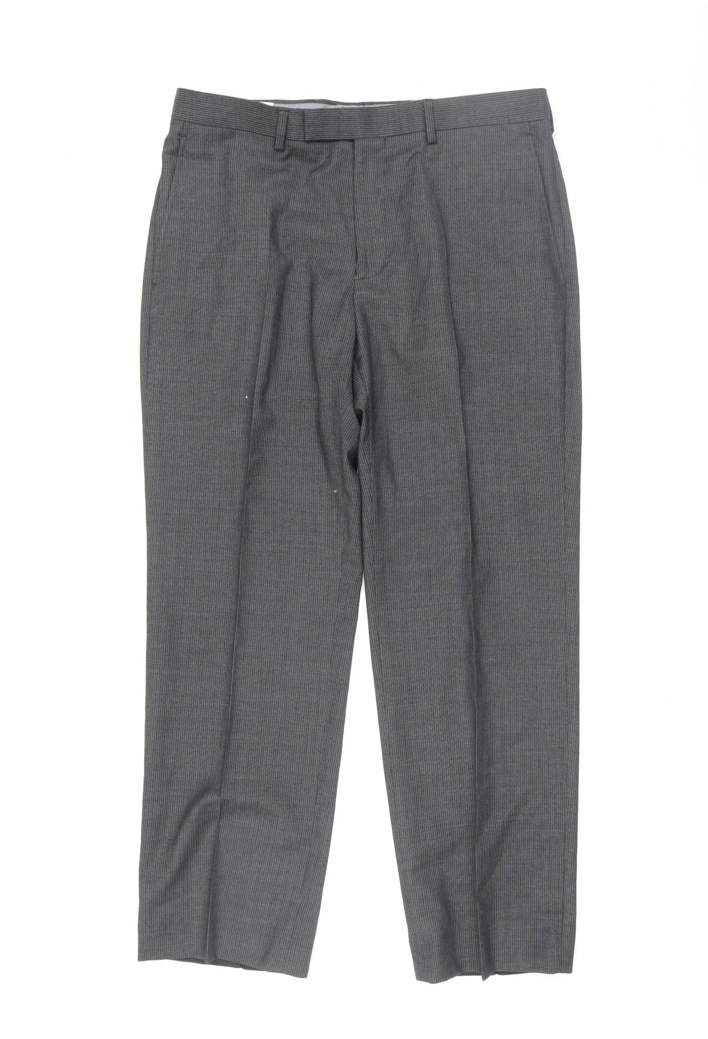 Marks and Spencer Grey Wool Men's Dress Pants Size 34