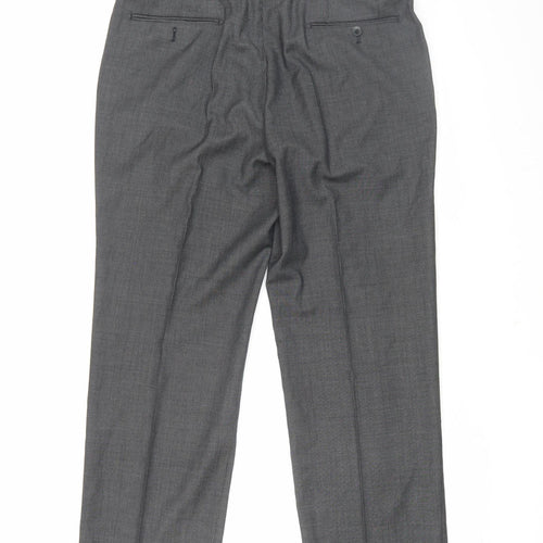 Marks and Spencer Grey Wool Men's Dress Pants Size 34
