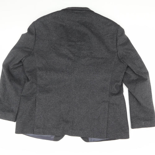 Marks and Spencer Men's Grey Blazer, Size 48R