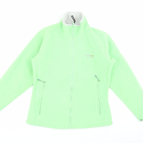 Regatta Women's Green Fleece Jacket Size 10 Casual