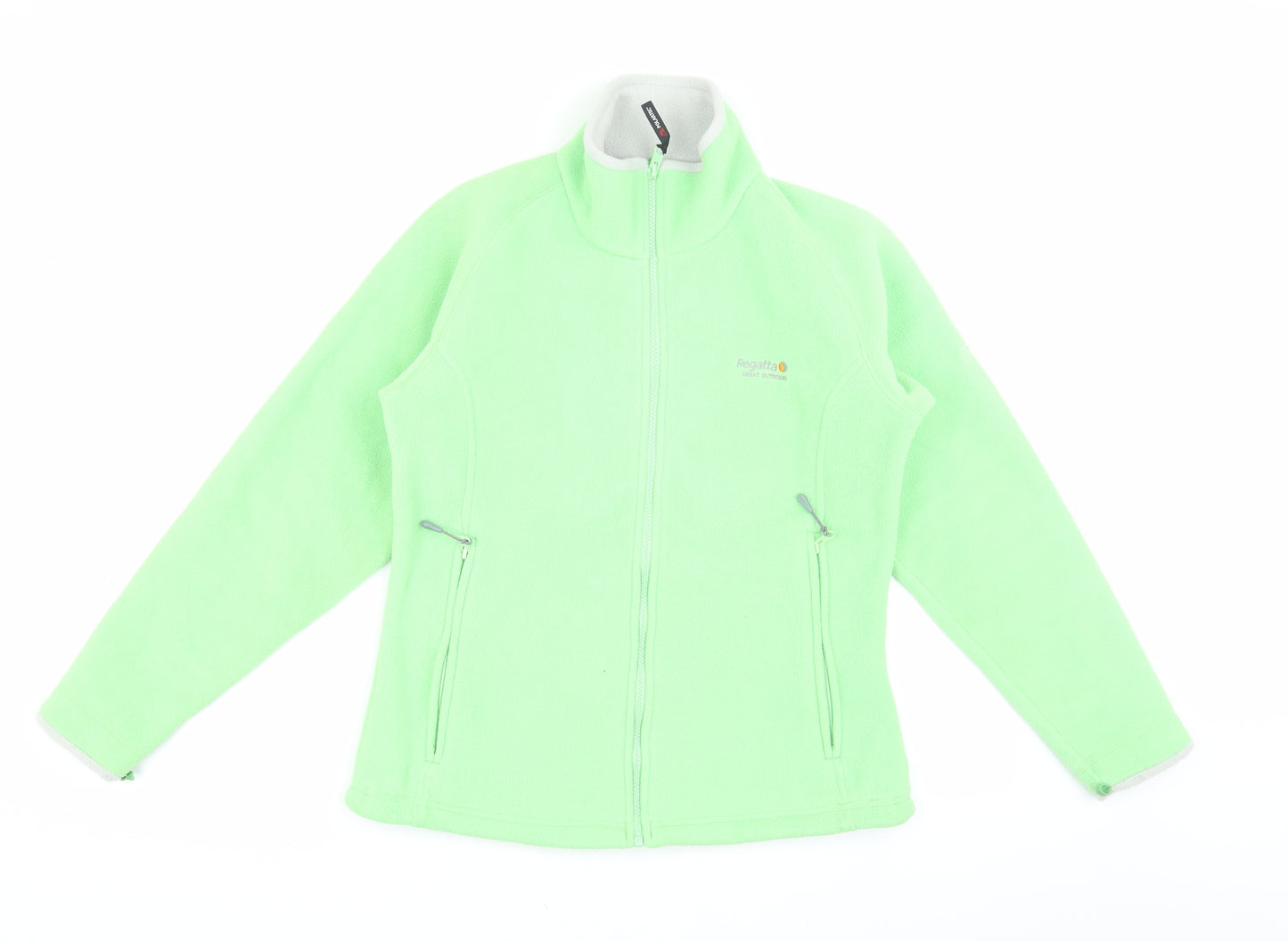 Regatta Women's Green Fleece Jacket Size 10 Casual