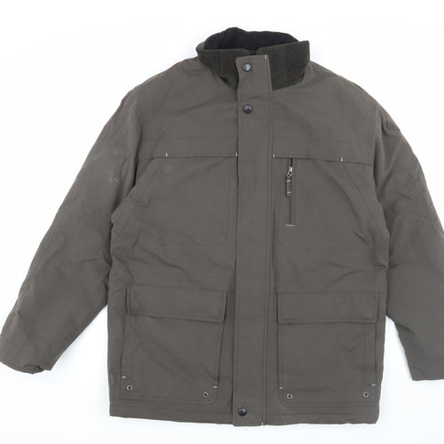 Brook Taverner Men's Green Parka Jacket L