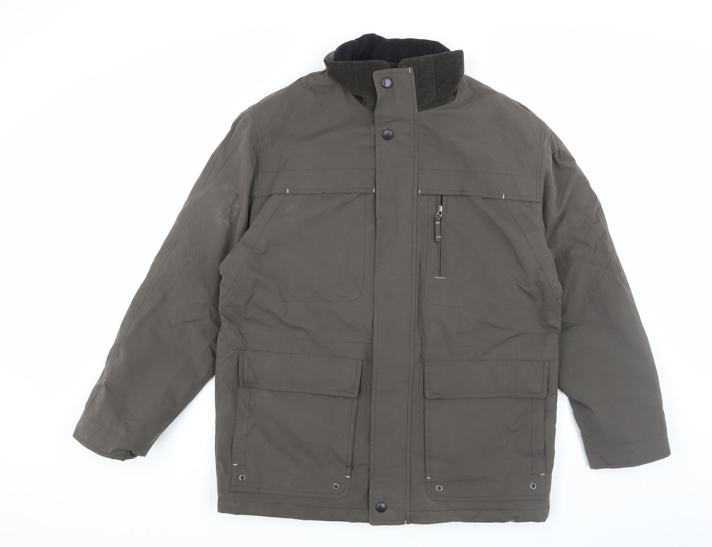 Brook Taverner Men's Green Parka Jacket L
