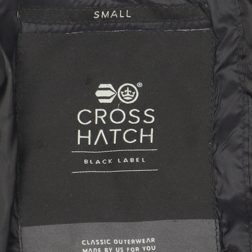 Crosshatch Men's Black Puffer Jacket, Size S, Casual