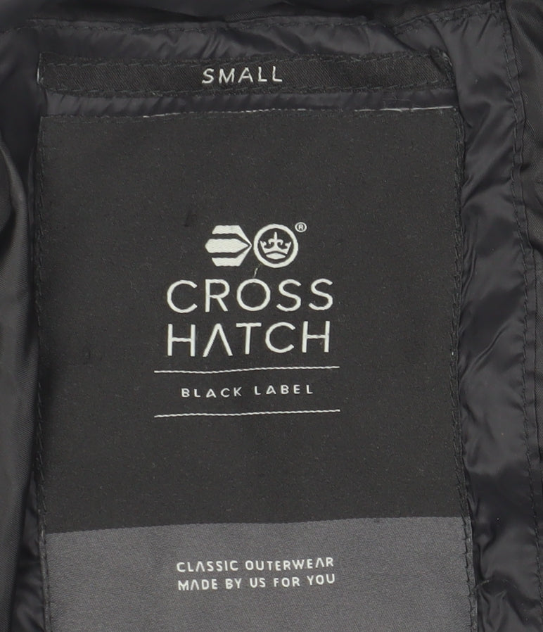 Crosshatch Men's Black Puffer Jacket, Size S, Casual
