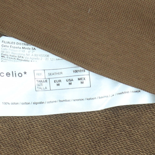 Celio Men's Brown Pullover Sweatshirt Size M