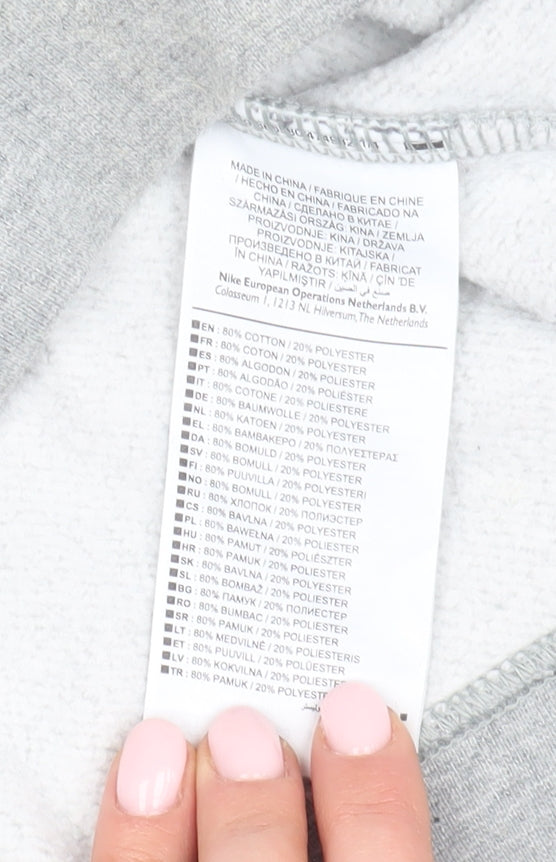Nike Men's Multicoloured Graphic Pullover Sweatshirt M