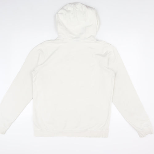 Nike Men's White Pullover Hoodie M Logo