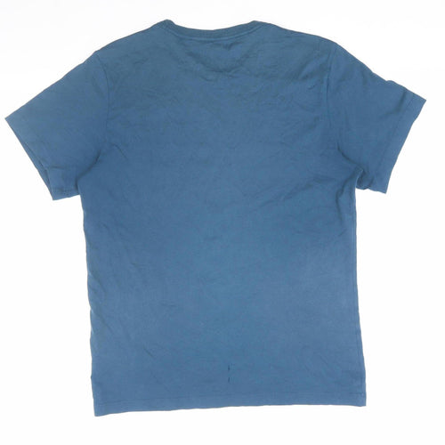 Nike Men's Blue Dri-Fit T-Shirt, Size S, Short Sleeve