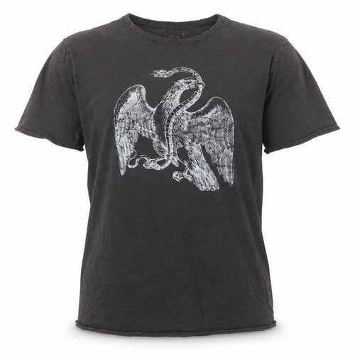 Unified Men's Black Graphic Cotton T-Shirt L