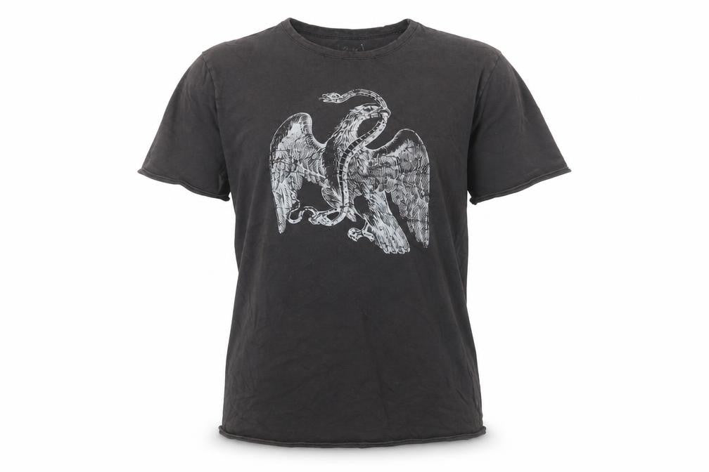 Unified Men's Black Graphic Cotton T-Shirt L