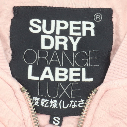 Superdry Women's Pink Bomber Jacket Size S