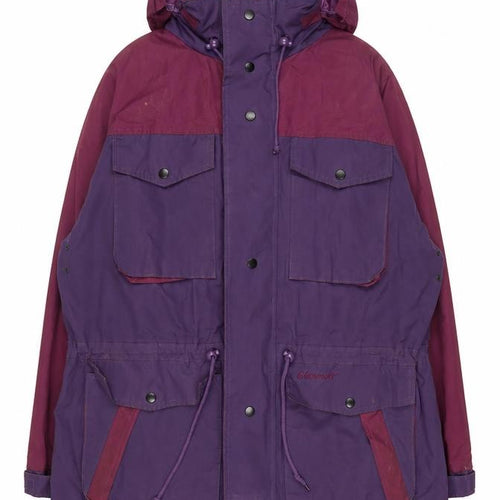 Glenmoor Unisex Purple Parka Jacket, Size M, Winter Casual