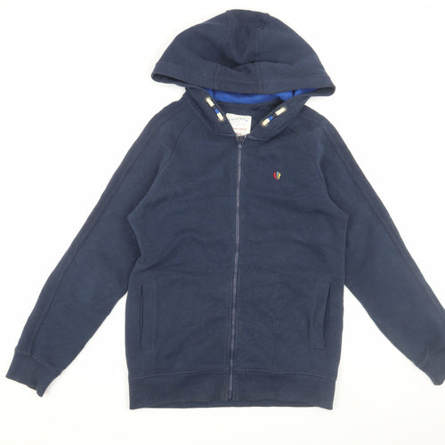 FatFace Boys Blue Full Zip Hoodie 12/13, Comfortable & Stylish