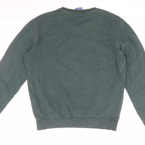 Champion Men's Green Pullover Sweatshirt M Logo