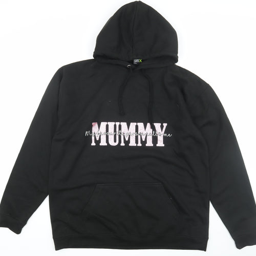 Pro RTX Women's Black XL Hoodie with Mummy Print