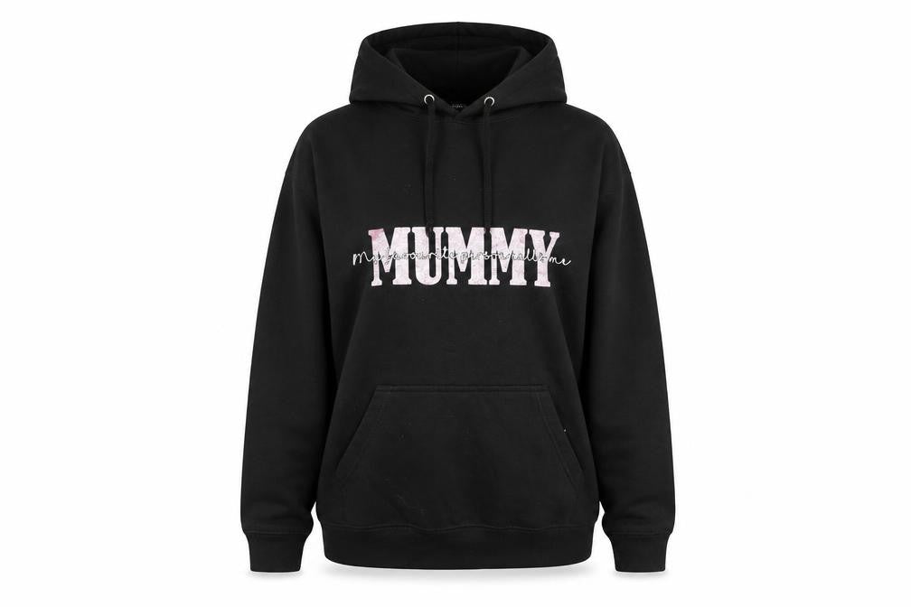 Pro RTX Women's Black XL Hoodie with Mummy Print