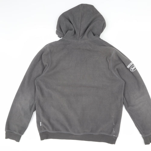 Everlast Men's Grey Hoodie L Pullover Fleece Logo
