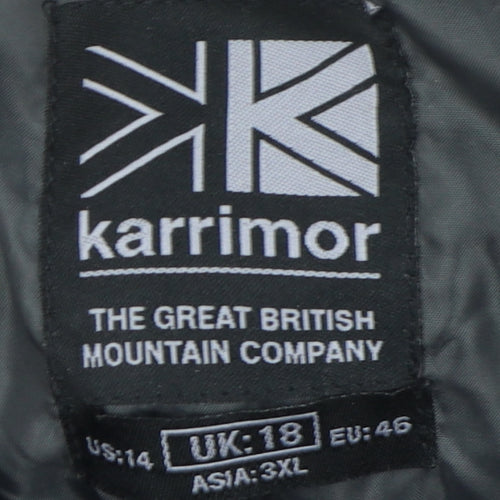 Karrimor Women's Purple Waterproof Rain Jacket Size 18