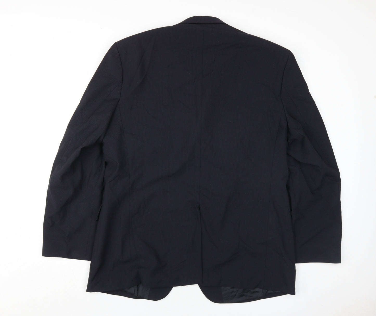 Sovereign Men's Black Blazer 44 Regular Wool Blend