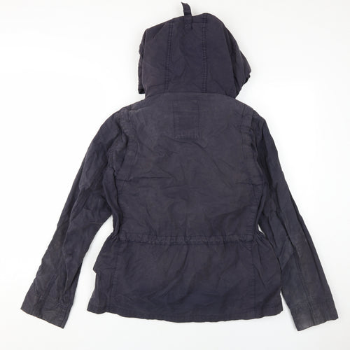 Gap Women's Black Hooded Parka Jacket M