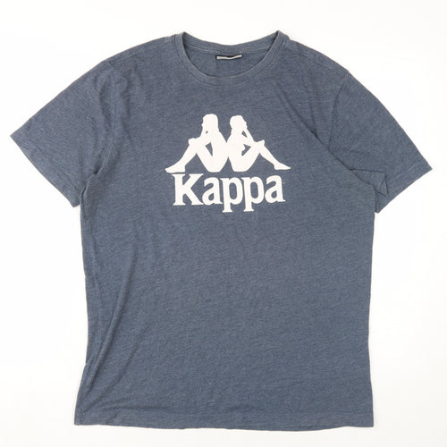Kappa Men's Blue Medium Graphic Print T-Shirt