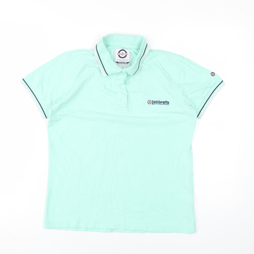 Lambretta Boys Green Polo Shirt - Size 16, Stylish & Breathable