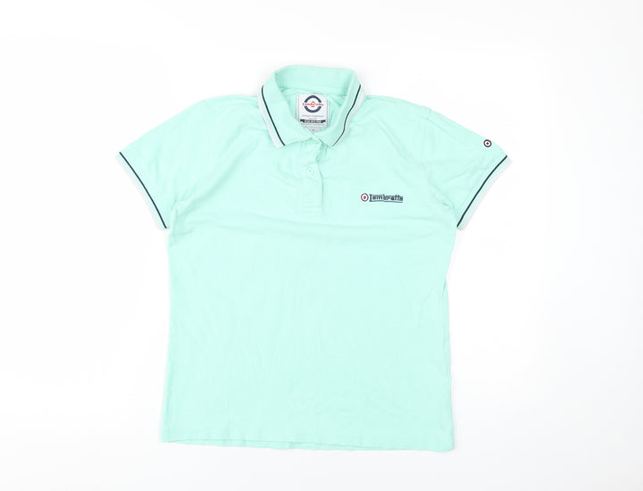 Lambretta Boys Green Polo Shirt - Size 16, Stylish & Breathable