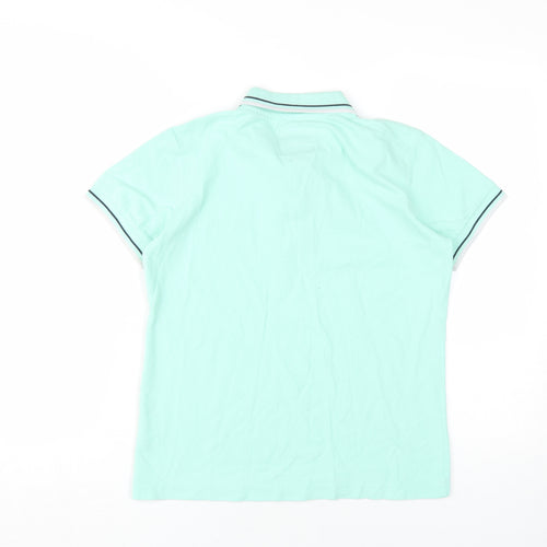 Lambretta Boys Green Polo Shirt - Size 16, Stylish & Breathable