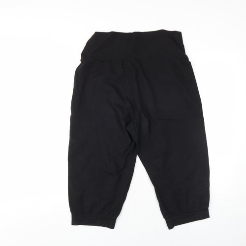 Oxylane Women's Black Cropped Activewear Trousers L