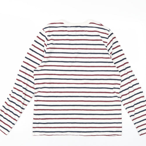 Jack & Jones Men's Multicoloured Striped M T-Shirt