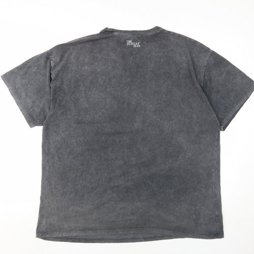 Angelle Men's Black Crew Neck T-Shirt, Size S, New