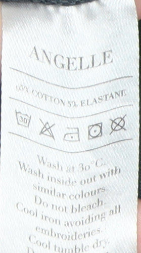 Angelle Men's Black Crew Neck T-Shirt, Size S, New