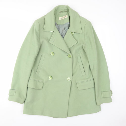 Damsel in a Dress Women's Green Pea Coat Size 10