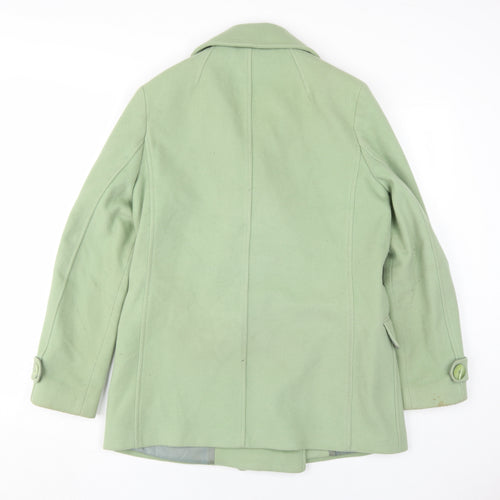 Damsel in a Dress Women's Green Pea Coat Size 10