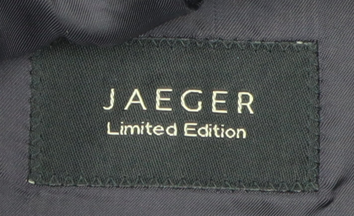 Jaeger Men's Navy Blazer, Regular Fit, Size 54L