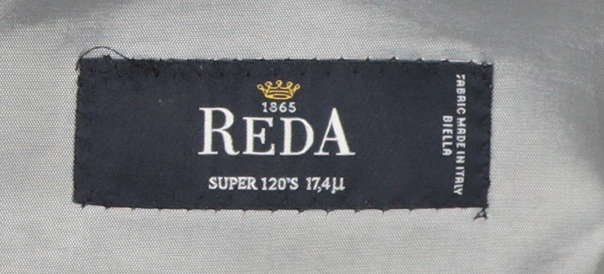 Reda Men's Grey Pinstripe Blazer 54 Classic Style