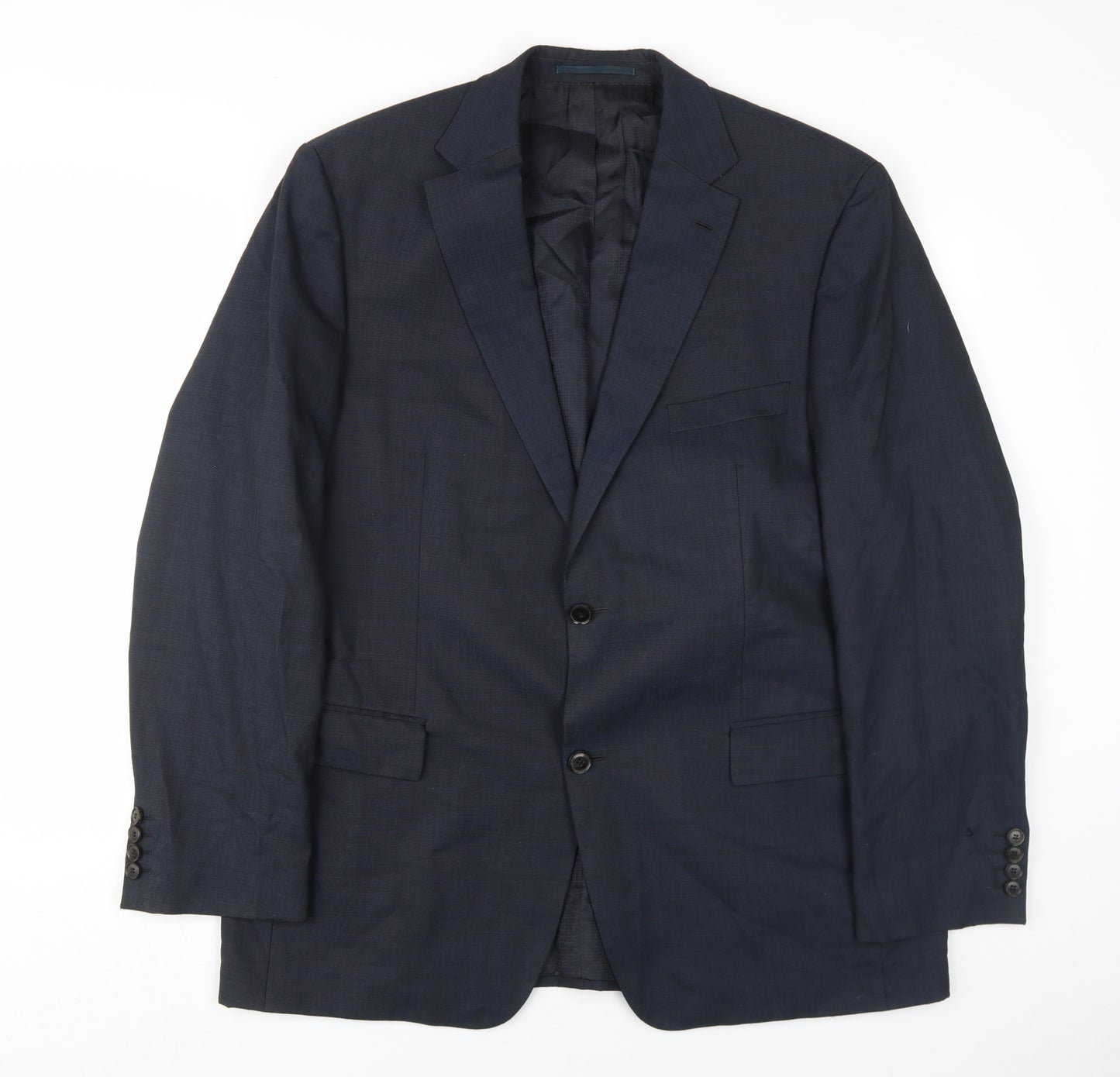 Hugo Boss Men's Blue Wool Suit Jacket Size 44R