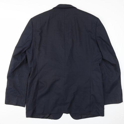 Hugo Boss Men's Blue Wool Suit Jacket Size 44R