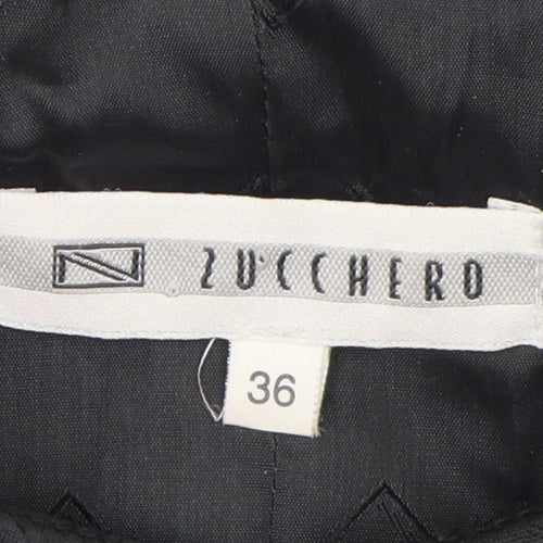 Zucchero Women's Black Tweed Jacket Size 8