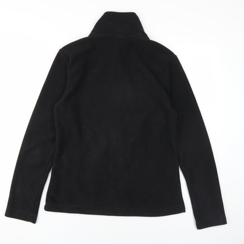 Gelert Women's Black Full Zip Fleece Hoodie Size 10