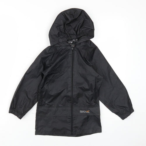 Regatta Boys Black Waterproof Rain Coat 2 Years