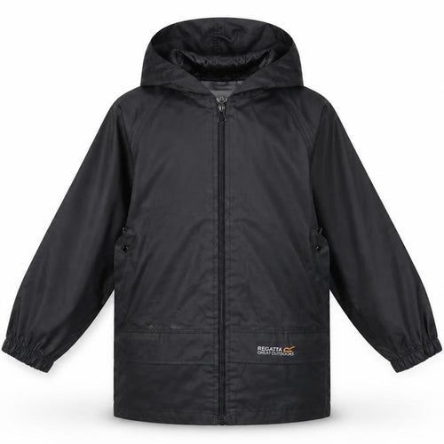 Regatta Boys Black Waterproof Rain Coat 2 Years