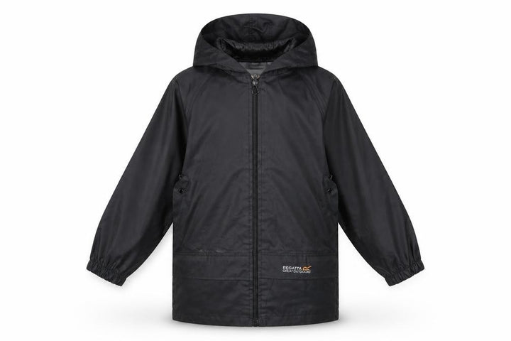 Regatta Boys Black Waterproof Rain Coat 2 Years