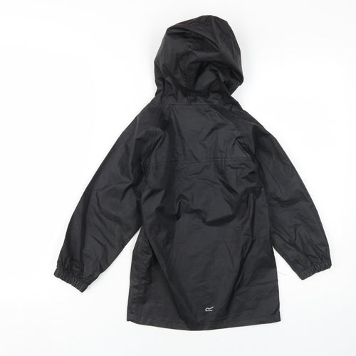 Regatta Boys Black Waterproof Rain Coat 2 Years
