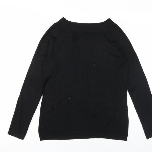 Viyella Women’s Black Pullover Jumper, Size L