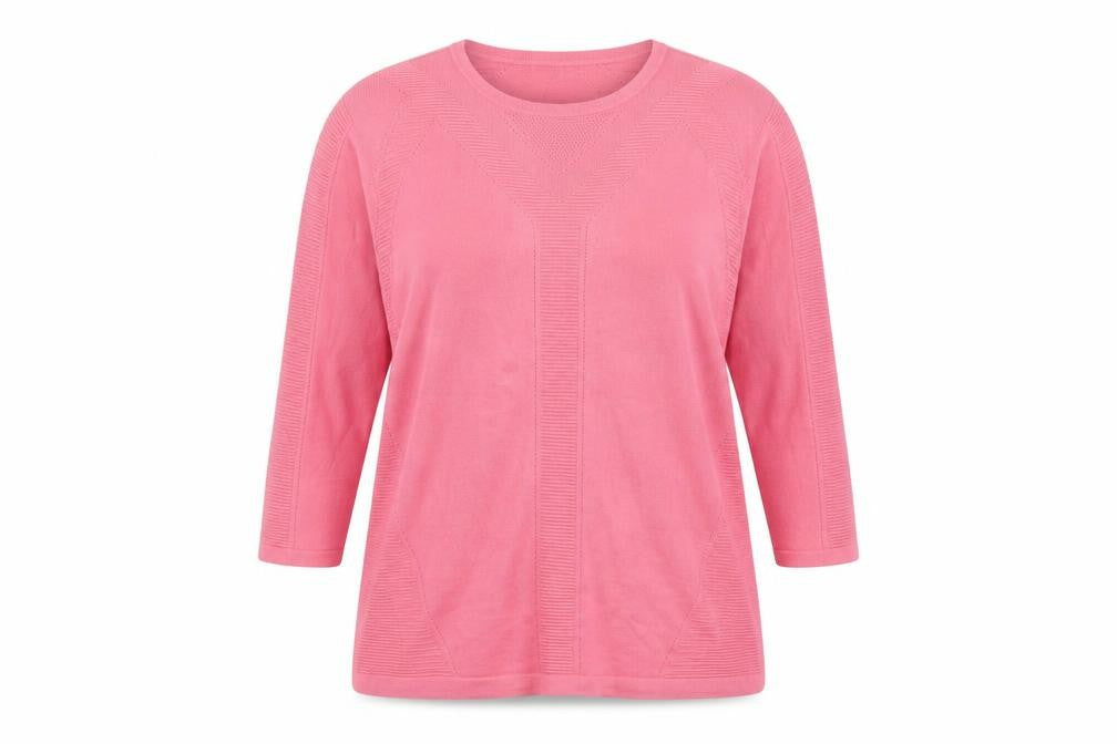 Front view of Principles Pink Petite Women's jumper, size 16
